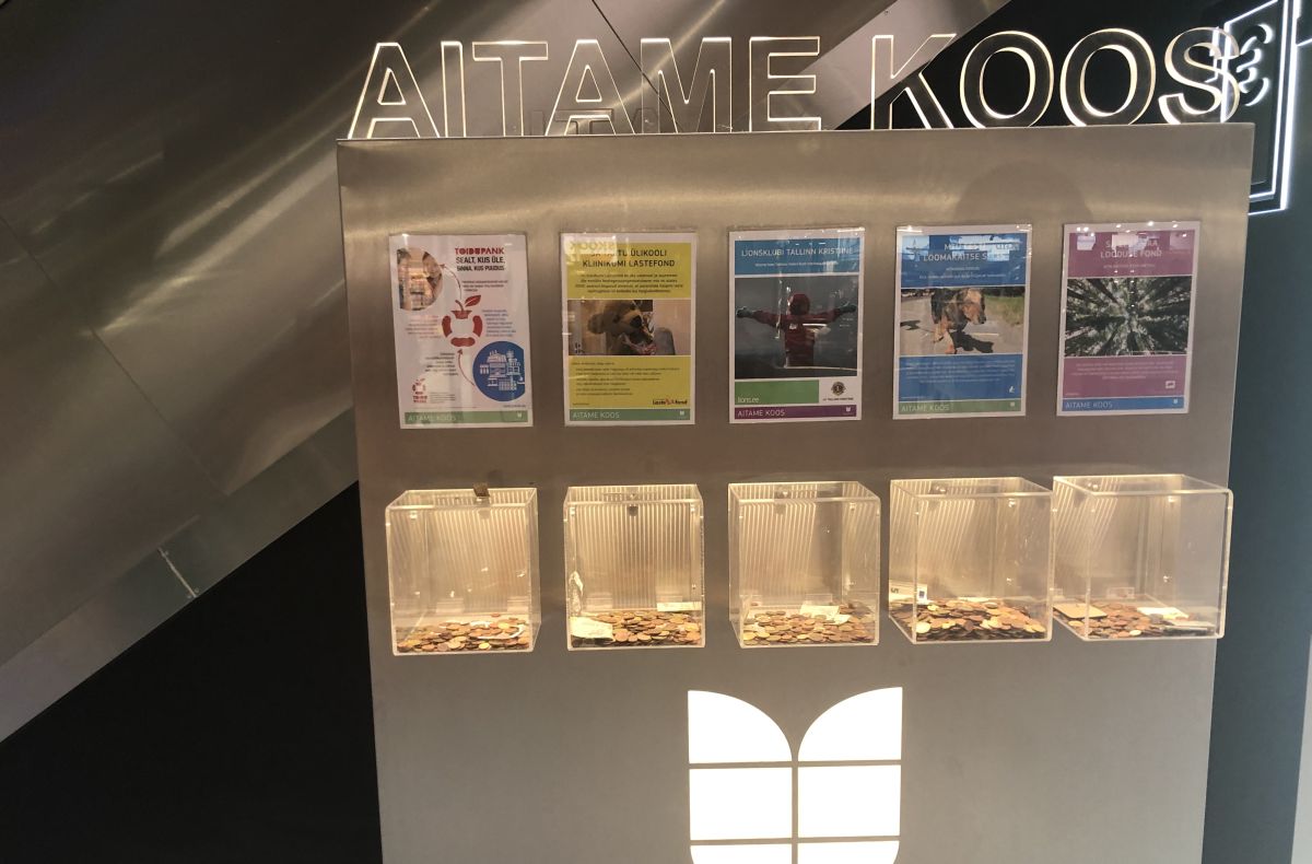 AITAME KOOS I Ülemiste keskuse külastajad annetasid mullu abiorganisatsioonidele rekordilise summa