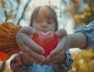 child-holds-heart-with-sun-shining-through-her-hands